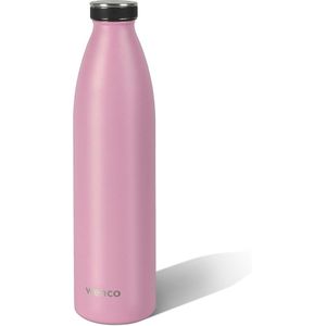 Roestvrijstalen Drinkfles 1000 ml - BPA-vrij, Lekvrij, Dubbelwandig voor Kinderen en Volwassenen - Perfect voor Sport, School en Fitness
