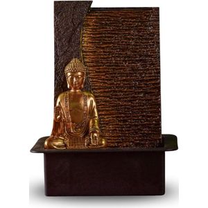 Afneembare Boeddha Jati kamerfontein - Zen-decoratie - 1 stuk - H 40 cm