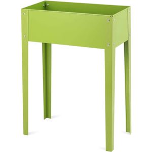 Verhoogd bed Metalen plantenbak Bloembed Tuinbed Bloembak Bloembak Groen voor fruit, bloemen, groenten Buiten,