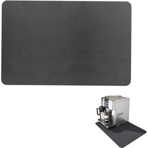 Siliconen mat voor koffiezetapparaat - absorberende koffiemachine mat - 1 stuk - 40 x 60 cm - siliconen