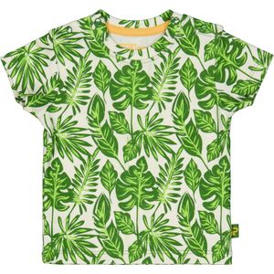 4PRESIDENT Newborn T-shirt - Tropic Leafs AOP - Maat 56 - Baby T-shirts - Newborn kleding