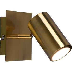 LED Plafondspot - Torna Monla - GU10 Fitting - 1-lichts - Rond - Antiek Koper - Aluminium