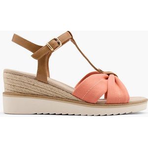 esprit Koraal sandalette sleehak - Maat 41