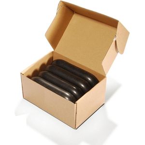 XXXL Ovulair Basalt Hot Stone Set - Grote massagestenen - 15x86x27cm - 4-pack - 100% natuursteen