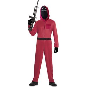 Rode Squid Game Jumpsuit Man - Maat S