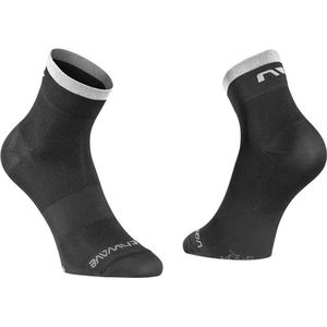 Fietssok Northwave Origin Sock Black White-Schoenmaat 36 - 39