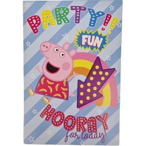 Peppa Pig - Uitnodiging Kaarten / Uitnodigingskaarten - Meisjes - Assorti - Verjaardag / Party / Feestje  - Roze / Multicolor - Karton / Papier - 10 x 15 cm - Set van 5