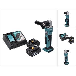 Makita DDA 351 RT accu haakse boormachine 18 V 13,5 Nm + 2x accu 5.0 Ah + lader