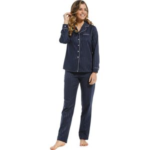 Pastunette Pyjama lange broek - 529 Blue - maat 50 (50) - Dames Volwassenen - Polyester- 25212-310-6-529-50