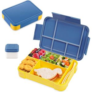 Goodivery ® Lunchbox met Compartimenten voor Kinderen - Ideaal voor School, Picknick en Reizen