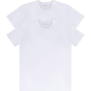 HUGO BOSS Comfort T-shirts relaxed fit (2-pack) - heren T-shirts O-hals - wit - Maat: L