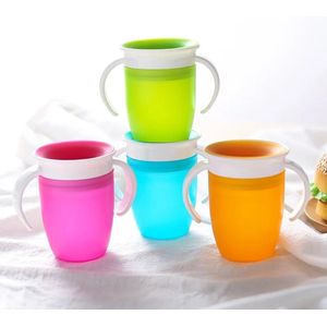 Life Nur - Miracle® 360° de Originele Trainer Cup - Oefenbeker voor Baby’s - Anti-Lek Drinkbeker - 207ml - Roze