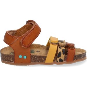 BunniesJR 221403-413 Meisjes Sandalen - Bruin/Print - Suède - Klittenband