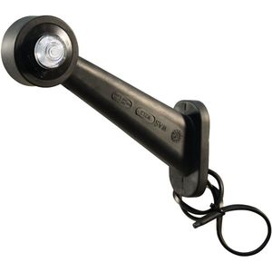 Contourlamp WAS 136L-KPA0,5C rood / wit, links DC kabel 500mm., 2x0,75mm² - Contourverlichting - Aanhanger verlichting - WAS