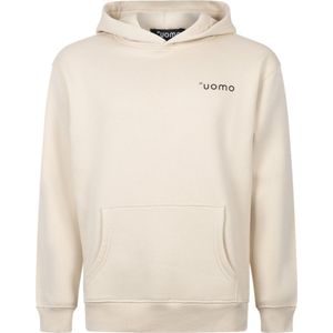 24 Uomo Basic Hoodie Zand Heren - Maat: XXXL