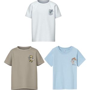 Name it t-shirt jongens – 3 stuks – NMMvelix – maat 104