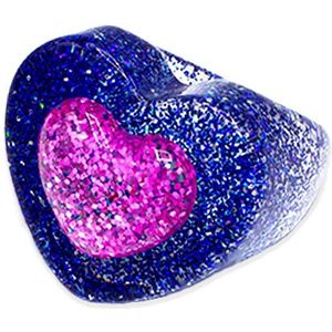 Dazzling & Hypnotic - Paramour Love Ring - Donkerblauw - Dames Ringen - Hars Ringen - Zegelring - Kleurrijke Sieraden | KIES je hart kleur