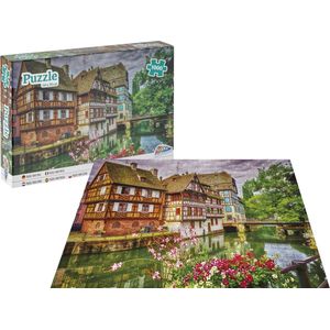 Grafix Puzzel 1000 stukjes volwassenen | Thema Romantische Cottage | Afmeting 50 X 70 CM | Legpuzzel