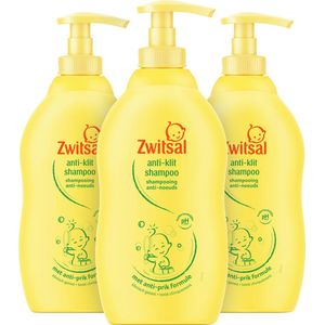 Zwitsal Anti-Klit Shampoo - 3 x 400 ml - Voordeelverpakking