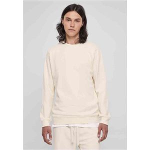 Urban Classics - Basic Terry Crewneck sweater/trui - XXL - Ivoorkleurig