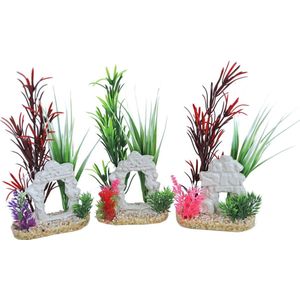 Sydeco kunststofplant Decor Ruines 25 cm assorti 380226 1 stuk