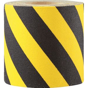 Anti slip tape - gestructureerde oppervlakken 150 mm Geel, zwart