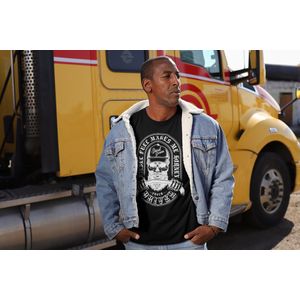 Rick & Rich Truck Driver - T-shirt XL - Diesel Fuel tshirt - t shirt heren met print -Makes me Horny tshirt - t shirt heren ronde hals -Diesel Fuel Skull shirt