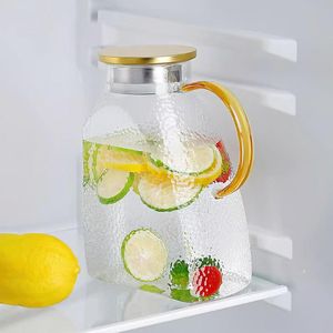 Glazen Karaf Met Deksel - Transparant 1500 ml