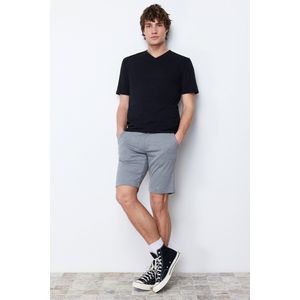 Trendyol TMNSS19BO0002 Volwassenen Mannen T-shirt Single pack - Zwart - 3XL