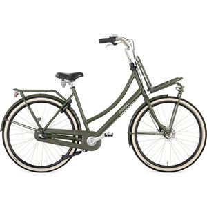 Popal Daily Dutch Prestige N3 Transportfiets - Stadsfiets Dames - 53 centimeter - Legergroen