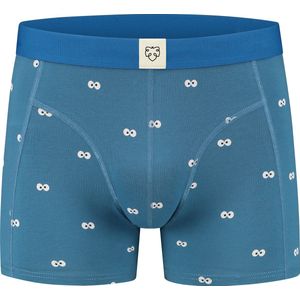 A-dam Googly Cookie Monster - Boxershort - Katoen - Onderbroek - Ondergoed - Heren - Blauw - XL