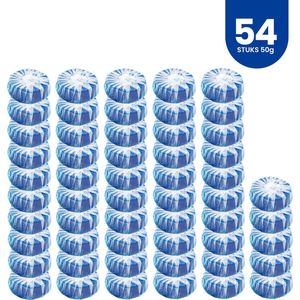 Toiletblokjes Inbouwreservoir – 54 Stuks WC Blokjes – Blauw