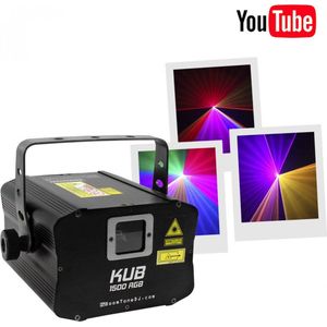 Boomtone DJ KUB 1500 RGB Multicolor Laser