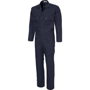 JMP WEAR - Standaard Overall BASEL - katoen 100% - 320gr/m2 - Blauw (Marine/Navy) ADVIES: neem een maat kleiner dan normaal