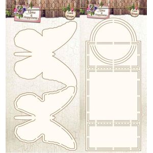 2 Card Shapes - Frozen Forest - Kerst - 15 x 22,8cm- Voor Home Deco, Kaarten Maken en Fotoalbum