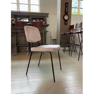 Mathys Design eetkamerstoel - Crème stof - 1 Stoel