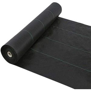 Landschapsstof Heavy Duty onkruidbarrière bodembedekker onkruiddoek voor oprit - 90 x 15 m UV-bestendig - eenvoudig te installeren