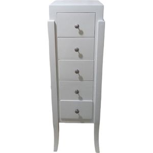 Barok luxe witte ladenkast