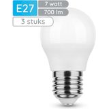 Modee E27 LED Lamp 7W - 700lm - 2700K - Warm Wit - Globe Mini P45 - Vervangt 54W Halogeen Gloeilamp - 3 stuks