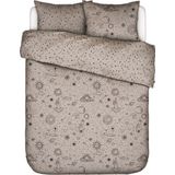 COVERS & CO That's The Spirit Dekbedovertrek Taupe - Lits-Jumeaux - 240x200/220 cm