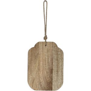 Mica Decorations Duko snijplank hout - Rechthoek - 31 x 20 cm - Bruin