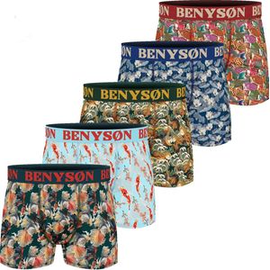 Benyson 5-pack - Heren boxershorts Viscose - Autumn - XXL