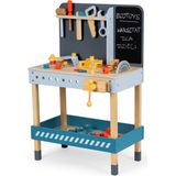 Speelgoed werkbank - met gereedschap - 50x29,5x49 cm - hout