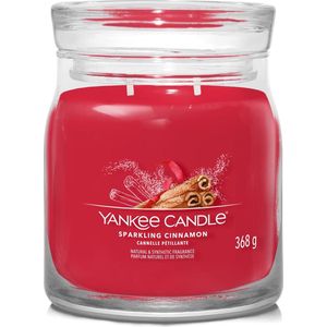 Yankee Candle Signature Sparkling Cinnamon Medium Jar