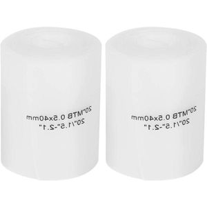 20 X 4 Inch Dikke Bandenbescherming - 2 Stuks Fietsbandvoering Anti-lekbestendige Riembandbeschermer Set - Wit Polyurethaan Pad voor Bergweg Fietsen