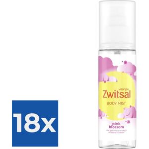 Zwitsal Body Mist Pink Blossom - 150 ml - Voordeelverpakking 18 stuks
