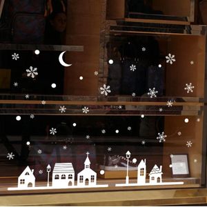 Raamstickers herbruikbaar – Kerst – Kerst Raamdecoratie – Kerst Stickers – Raamstickers Kinderen – Kerstversiering voor Binnen – Kerstversiering – Kerstman – Merry Christmas – Sneeuwvlokken