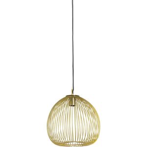 Light & Living Hanglamp Rilana - Licht Goud - Ø34cm - Modern - Hanglampen Eetkamer, Slaapkamer, Woonkamer