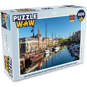 Puzzel Rotterdam - Zomer - Boot - Legpuzzel - Puzzel 500 stukjes