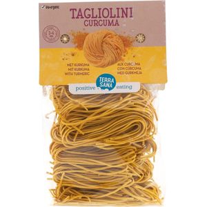 TerraSana Tagliolini curcuma tarwe met curcuma bio (250g)